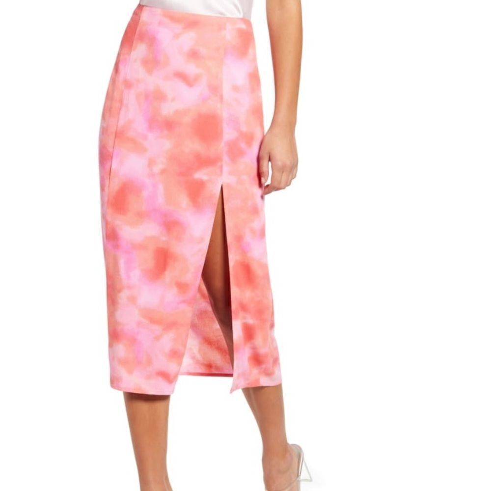 Tie  dye midi skirt